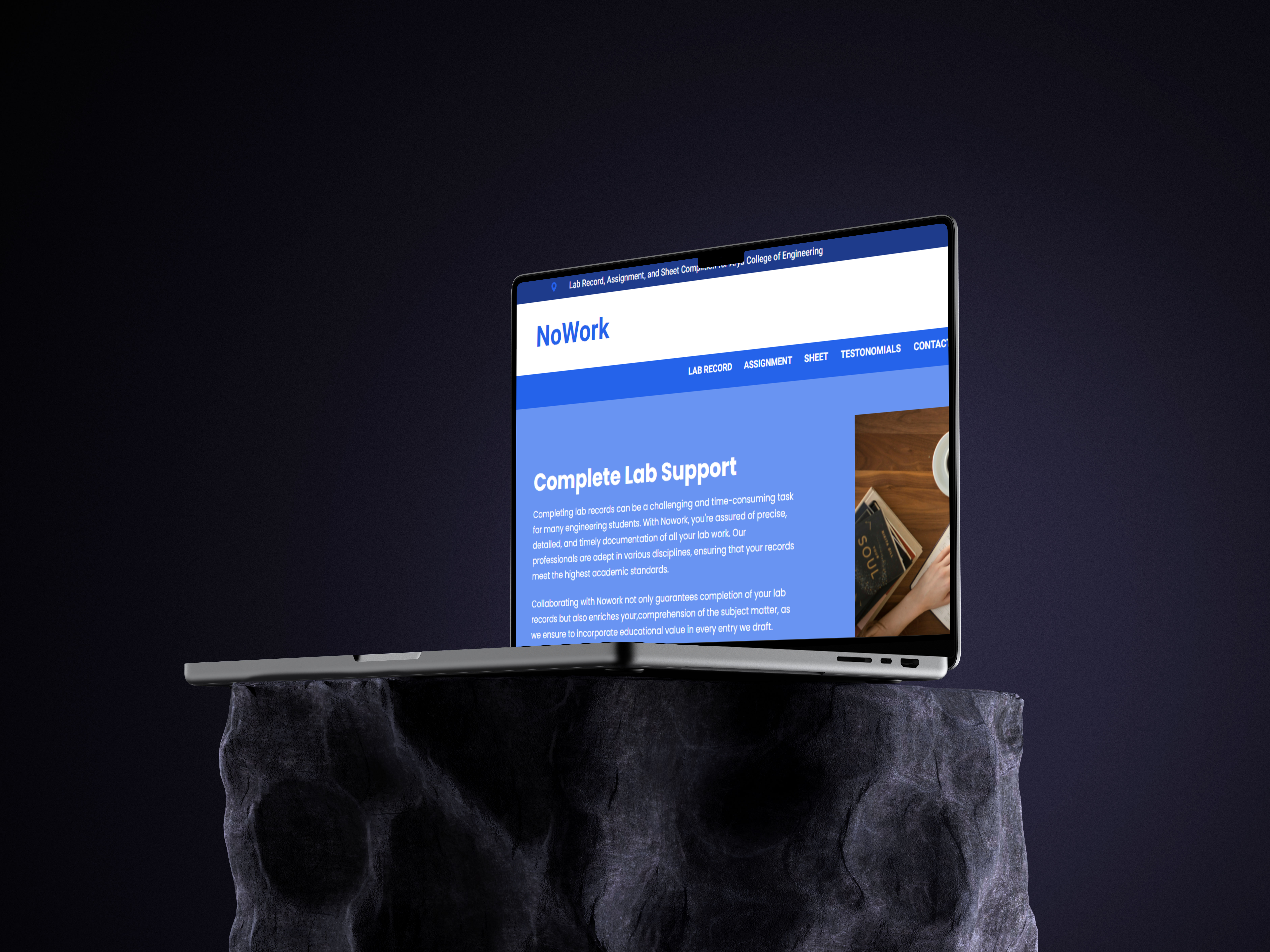 NoWork Landing Page